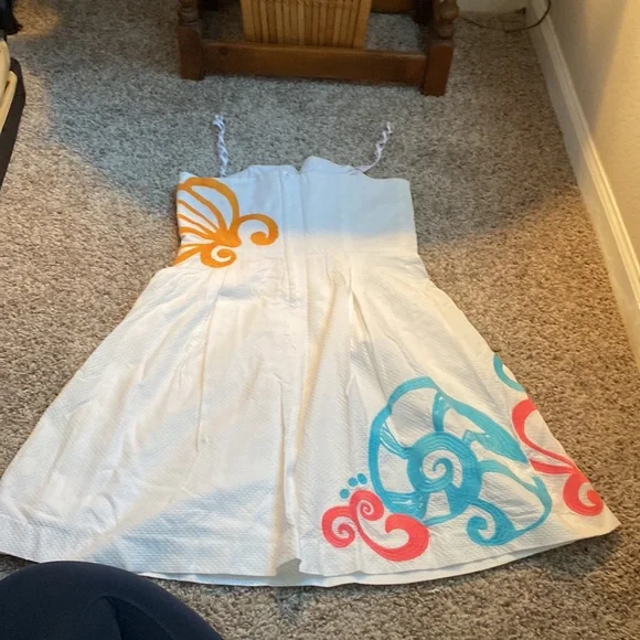 Lilly embroidered strapless sundress - Picture 3 of 4